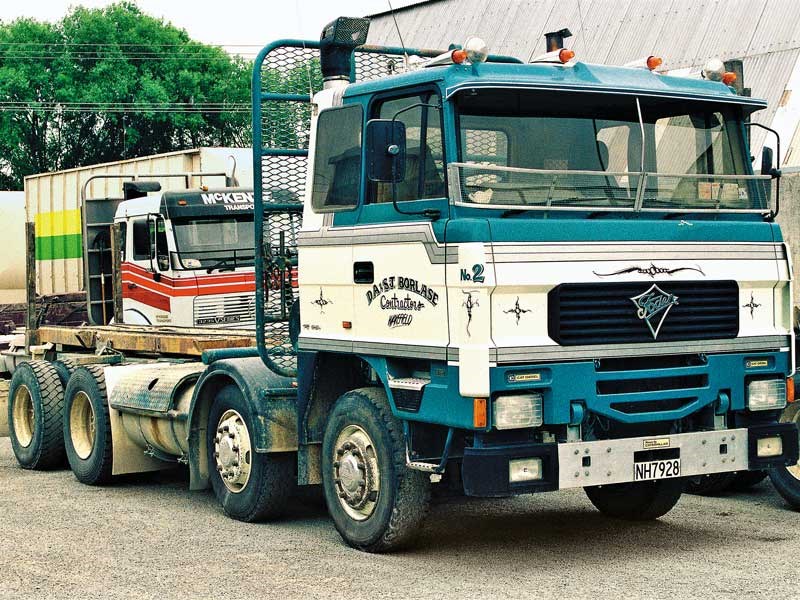 The Borlase Transport fleet features in Old School Trucks