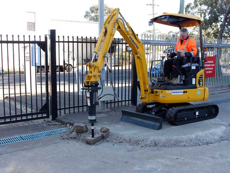 New Komatsu heavy range breakers 