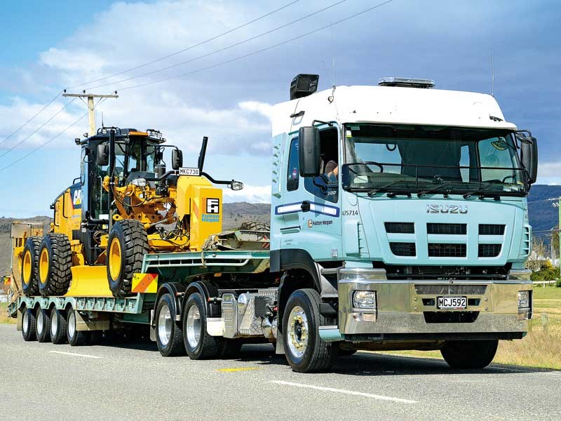 Fulton Hogan won the Best Isuzu category with this Alexandra based low loader