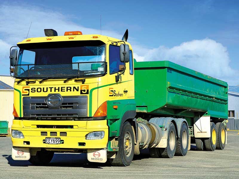 Southern Transport Part 2 This Hino tractor unit was pictured on tippulator duties