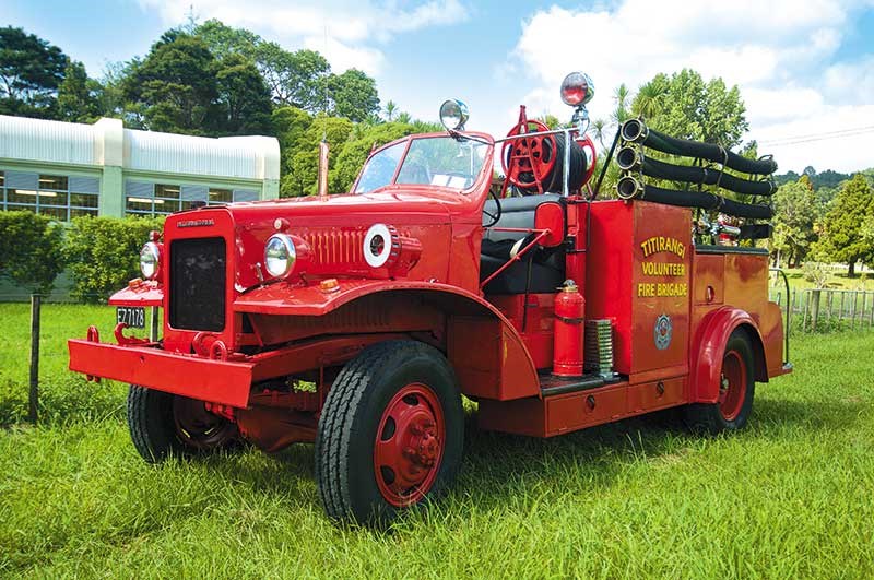 Photos: restored 1942 International fire truck