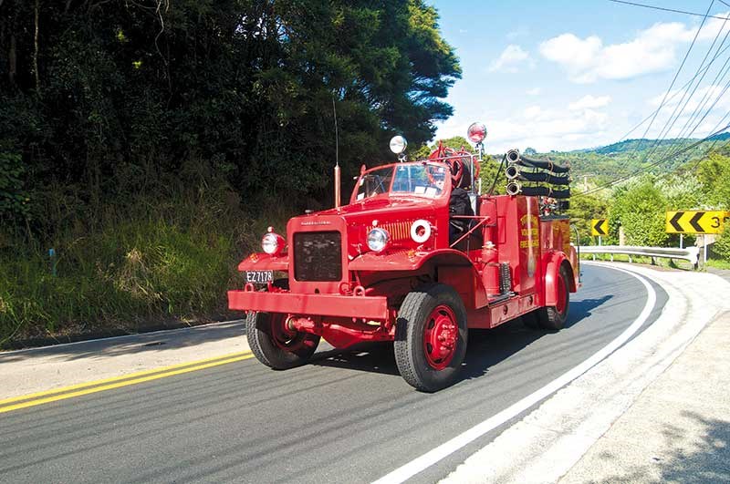 Photos: restored 1942 International fire truck