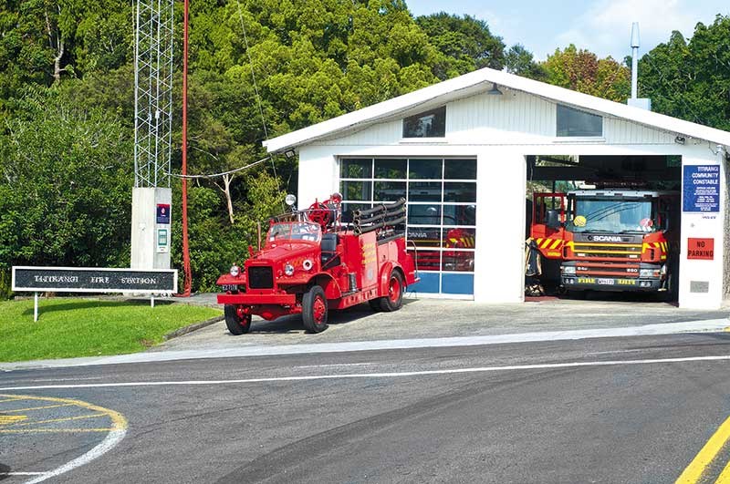 Photos: restored 1942 International fire truck