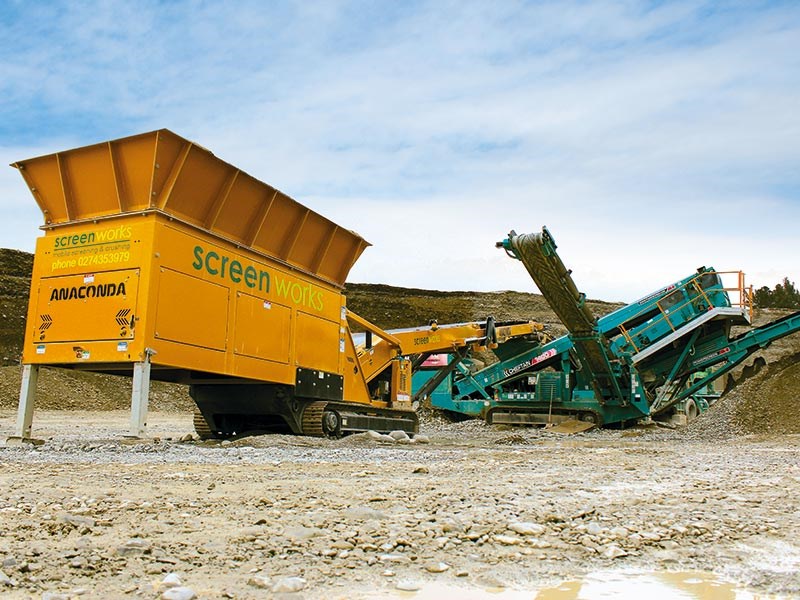 Anaconda conveyor gear at Southern Screenworks