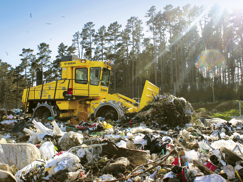 Warner Construction's new Bomag BC722 EB-2