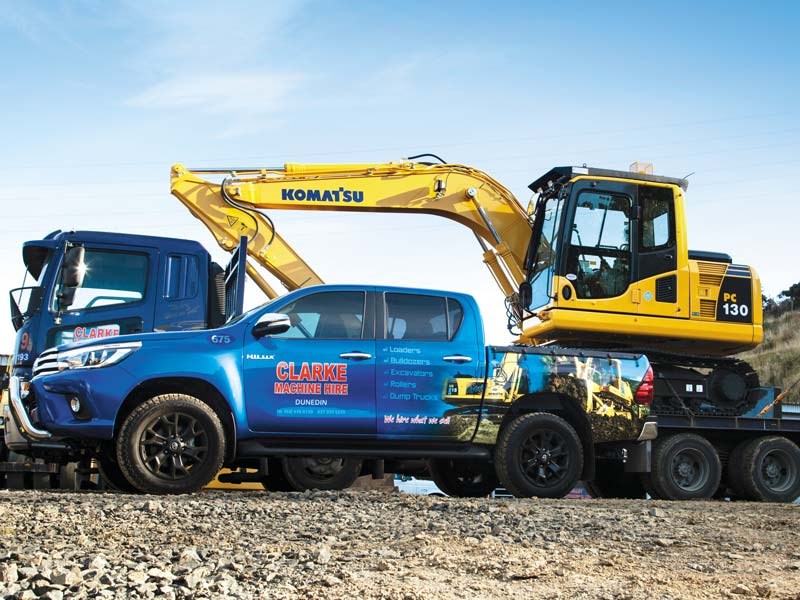 Clarke Machine Hire’s fleet of Komatsu machinery