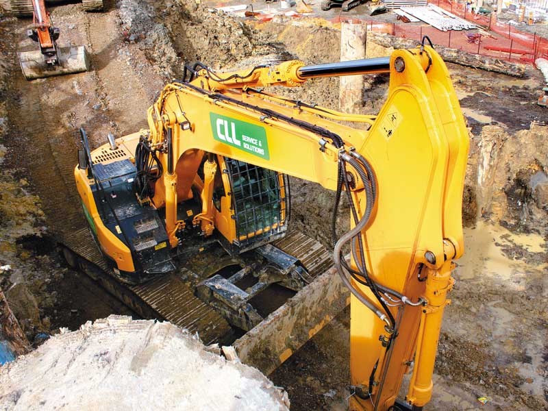 Contract Landscapes Limited and its fleet of excavators