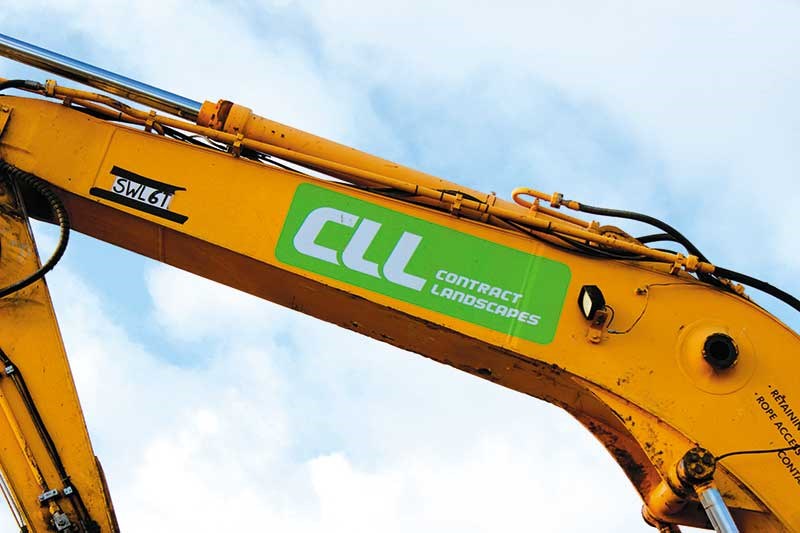 Contract Landscapes Limited and its fleet of excavators