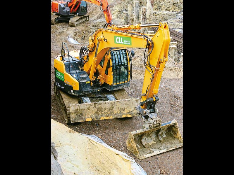 Contract Landscapes Limited and its fleet of excavators