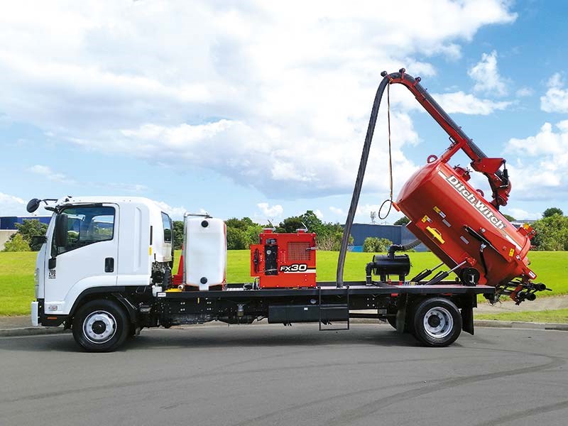 Ditch Witch truck-based vacuum excavator units 