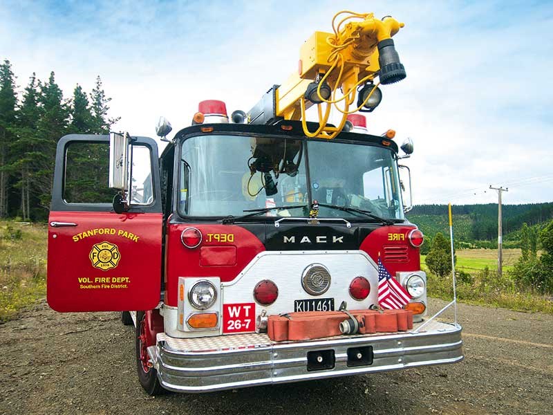 Hot stuff: restored Mack CF685 fire truck