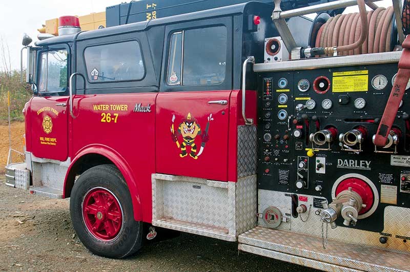 Hot stuff: restored Mack CF685 fire truck