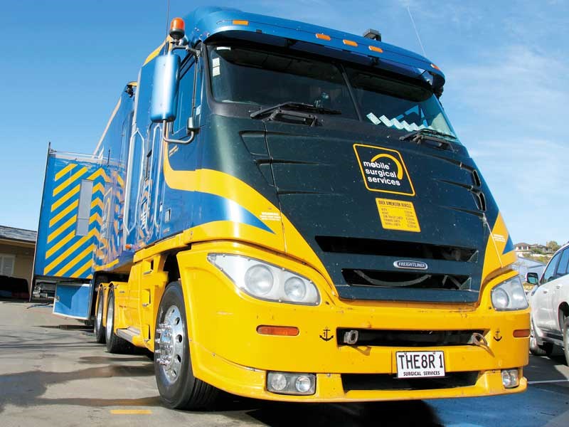 Trucking good healthcare to rural NZ