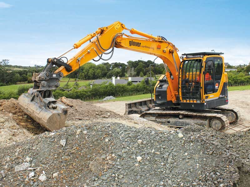 JD Glover’s Hyundai construction equipment