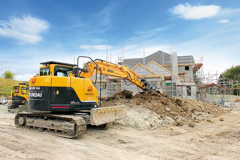 JD Glover’s Hyundai construction equipment