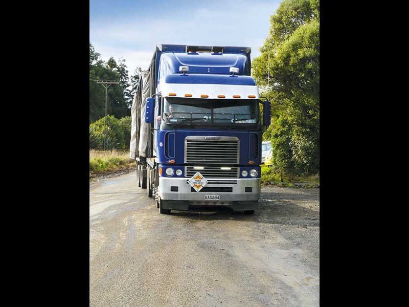 Young trucker Jared Richardson