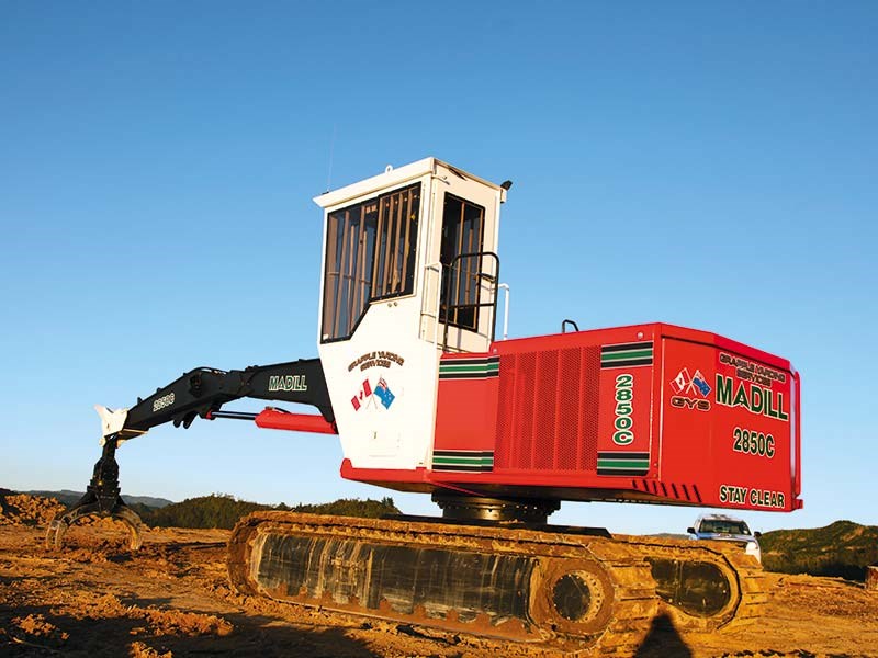 Madill 2850C Log Loader: making the right moves…