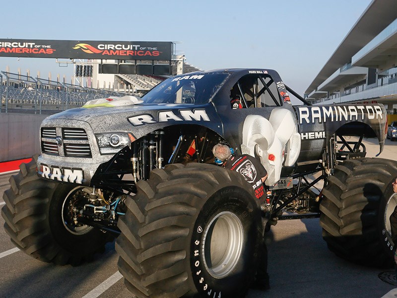 Raminator monster truck sets new world speed record 