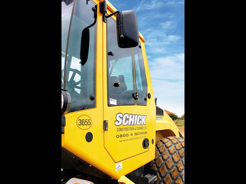 Schick Contracting & Cartage BOMAG gear