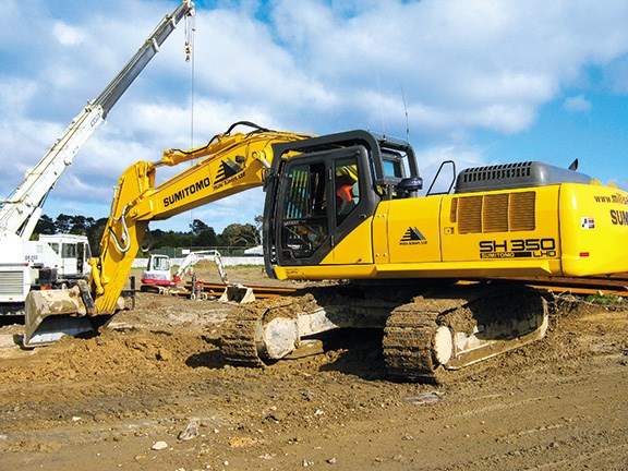 Excavator review: Sumitomo SH350LHD