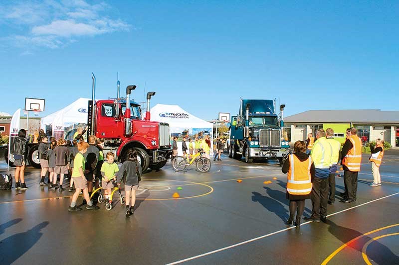 The Sharing the Road Safely with Big Trucks road show
