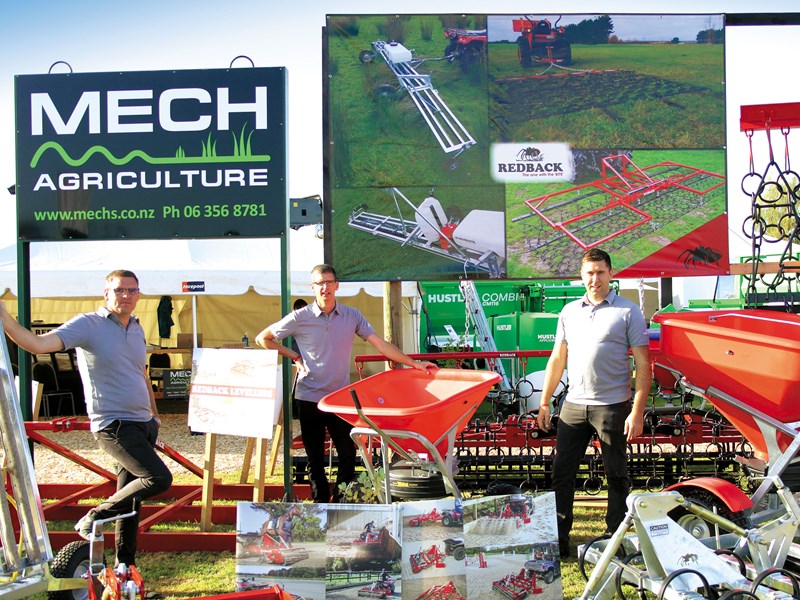 Ben Garton Brent Capper and Anthony Capper from Mech Agriculture