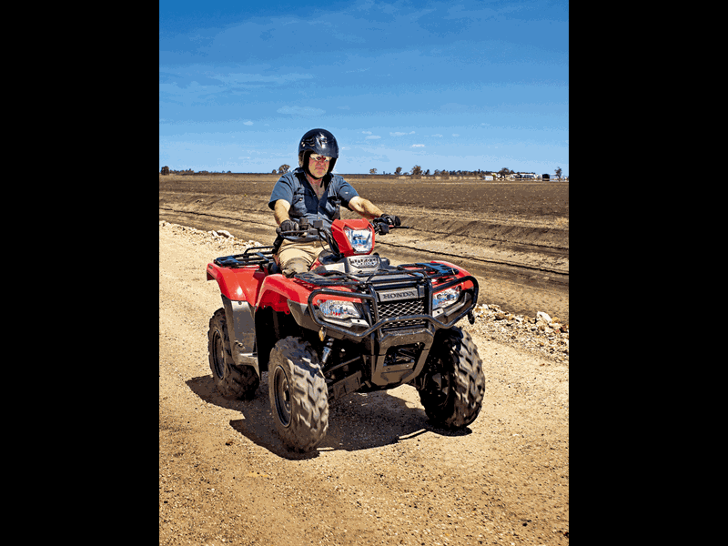 Test: Honda TRX500FA6