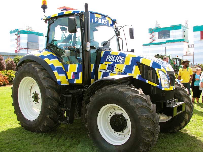 Police tractor support continues