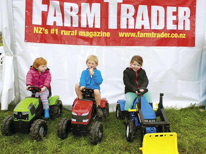 Toy tractor prize winners