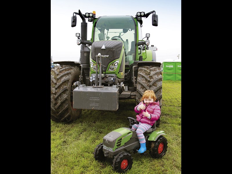 Toy tractor prize winners