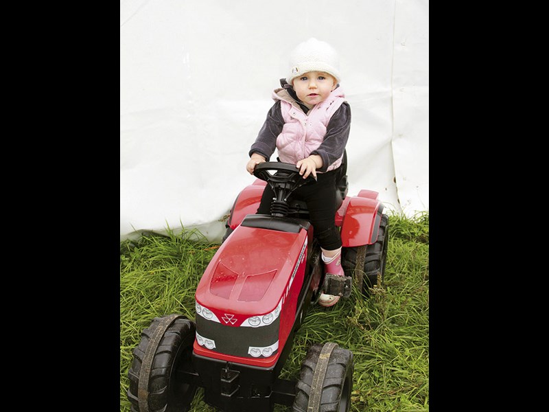 Toy tractor prize winners