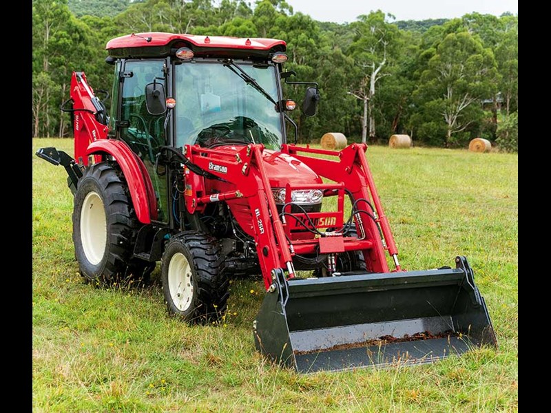 loader and backhoe