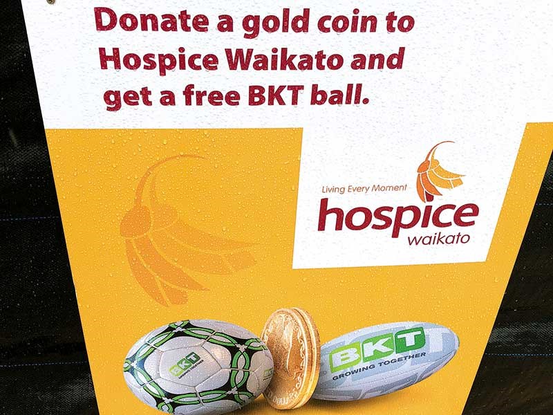 BKT and TRS Tyre and Wheel fundraise for Hospice at Fieldays