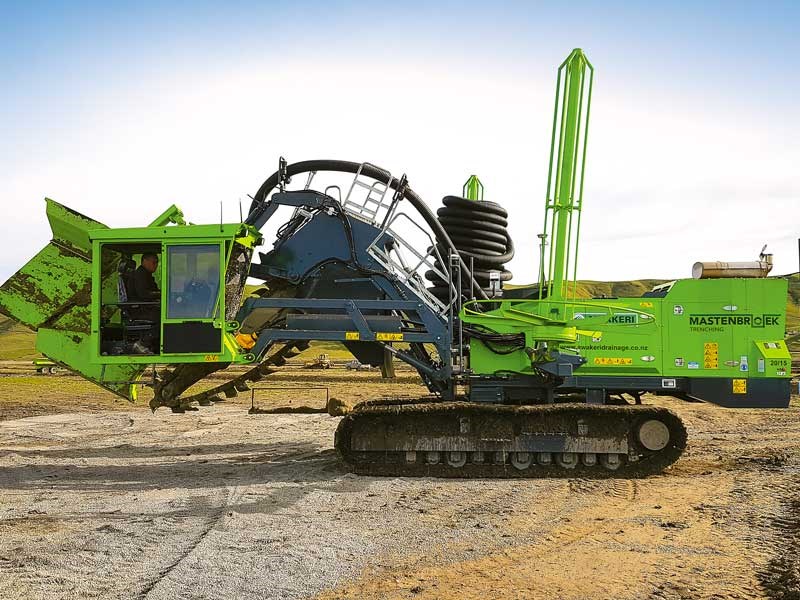 Awakeri Drainage s Mastenbroek trencher