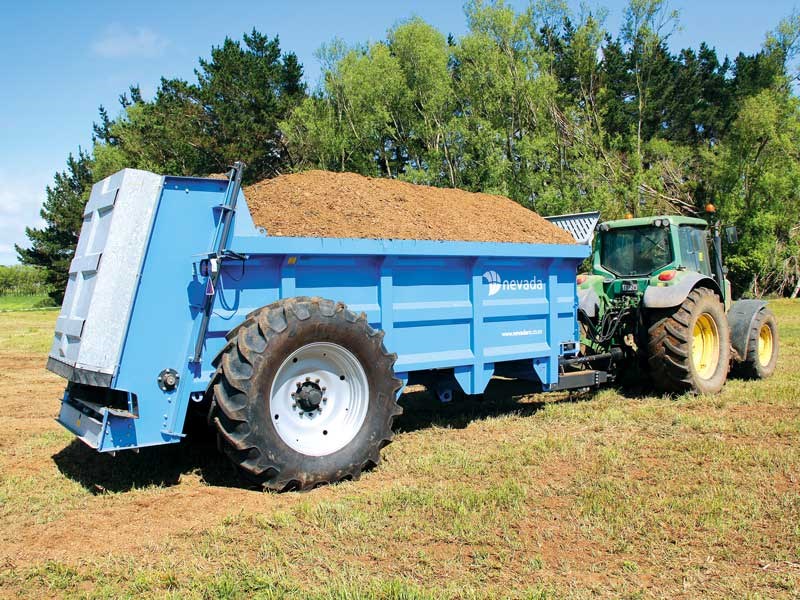 Big Blue the Nevada AS12000 solid muck spreader