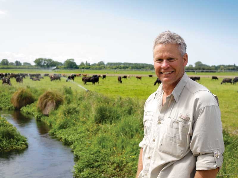 Dairy farmer Andy Palmer has a strong focus on sustainability