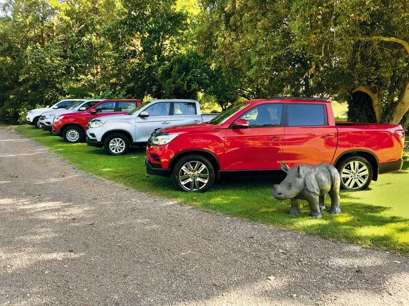 The five models that make up the SsangYong Rhino range
