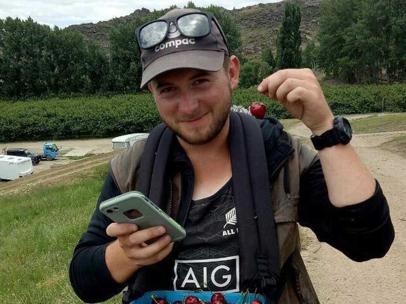 Tim Officer Central Otago Young Fruit Grower competition