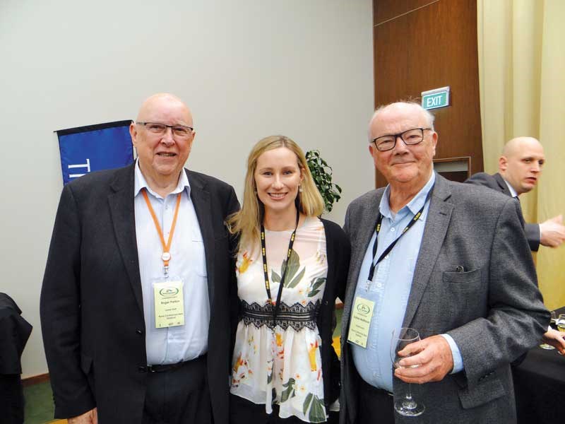 Rural Contractors NZ conference Roger Parton Emma Sargent and Adrian Mattinson