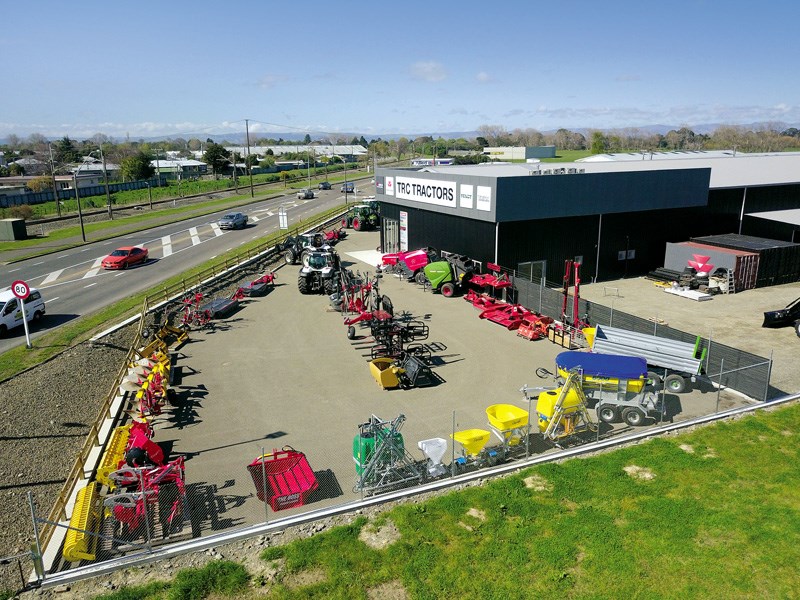 New TRC Tractors showroom in Feilding