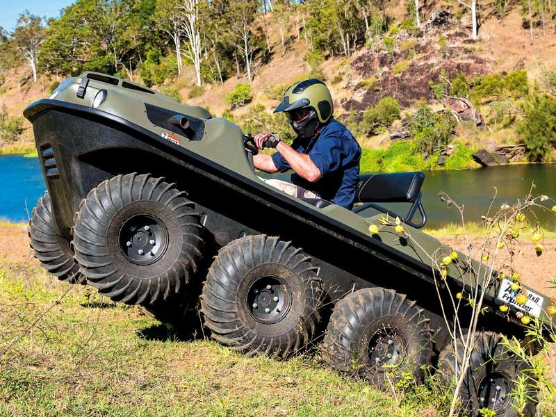By land and by water Argo Frontier Amphibian