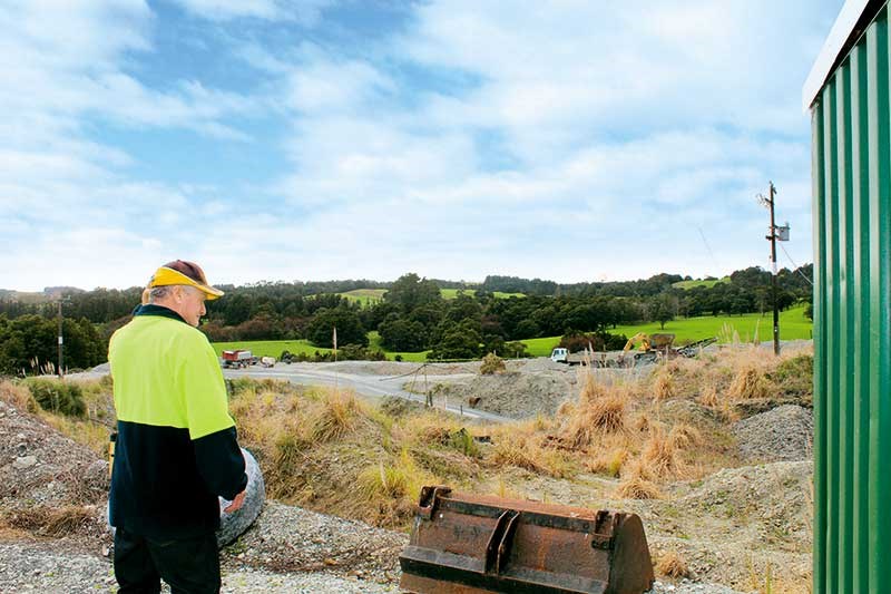 Steve Levet is working for rural contractors...