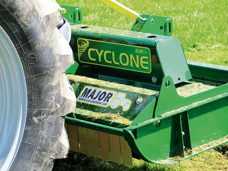 Major Cyclone mower test