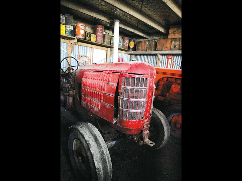 Vintage tractor collection in Gisborne