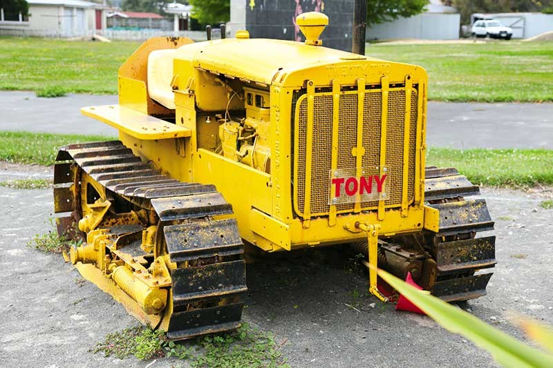 Spotted: old machinery at Waimarama Beach