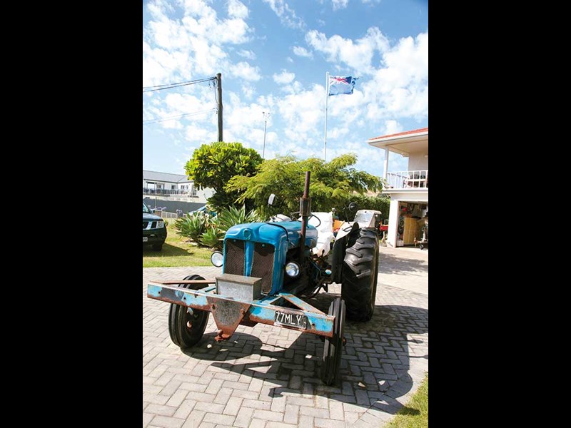 Spotted: old machinery at Waimarama Beach