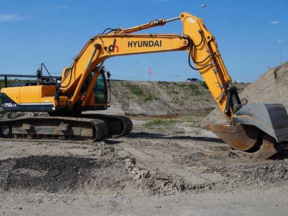 Hyundai excavator