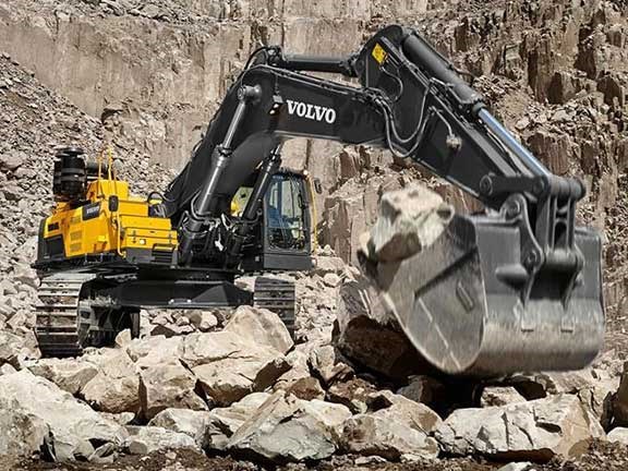 Volvo EC750D excavator