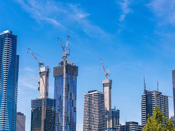Melbourne apartment construction