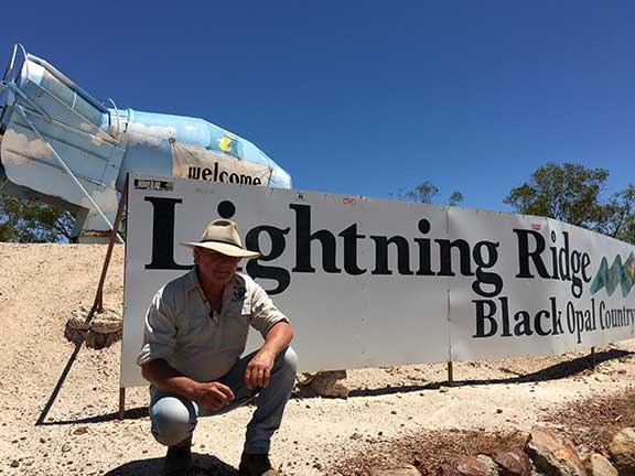 Ron Horner in Lightning Ridge